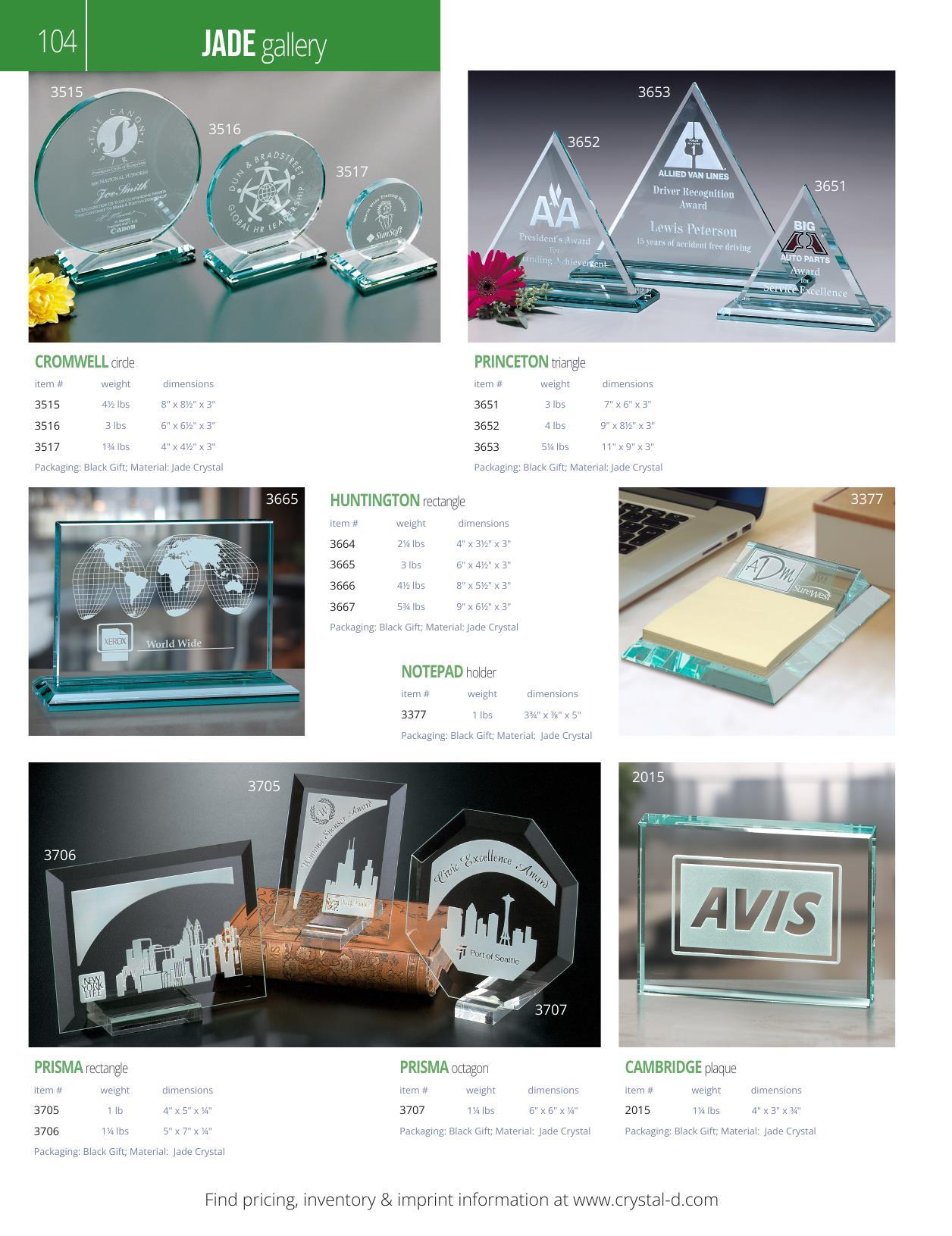 Crystal D's 2026 full-line catalog