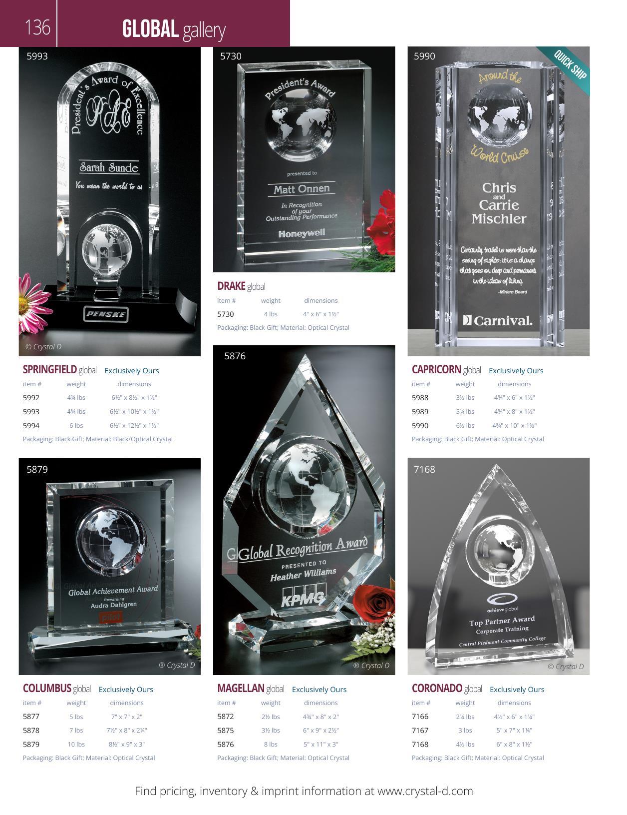 Crystal D's 2026 full-line catalog