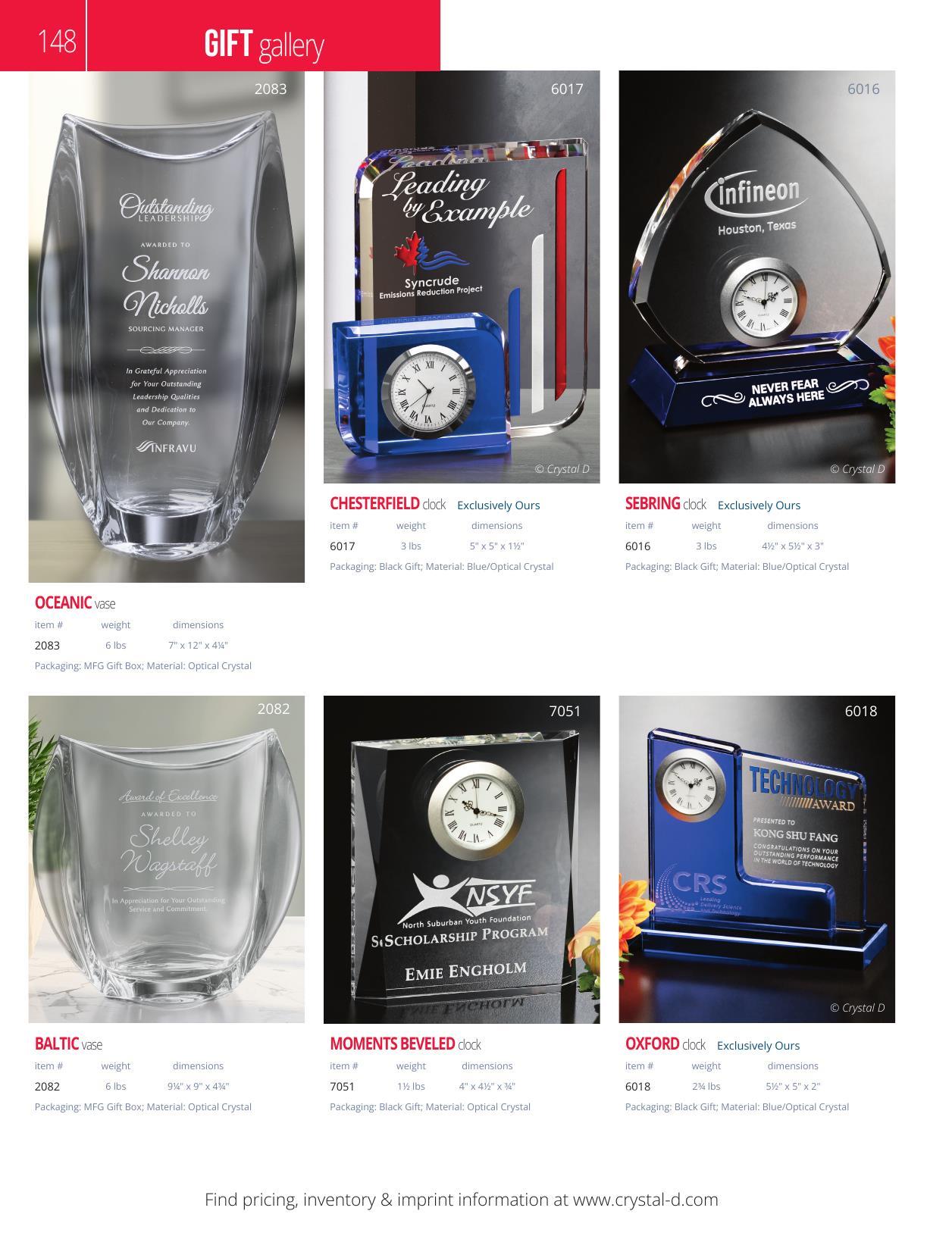 Crystal D's 2026 full-line catalog