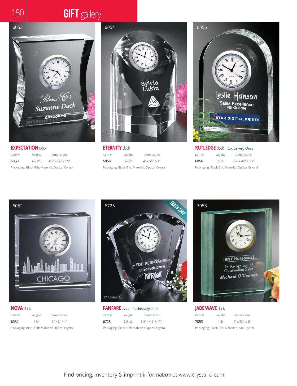 Crystal D's 2026 full-line catalog