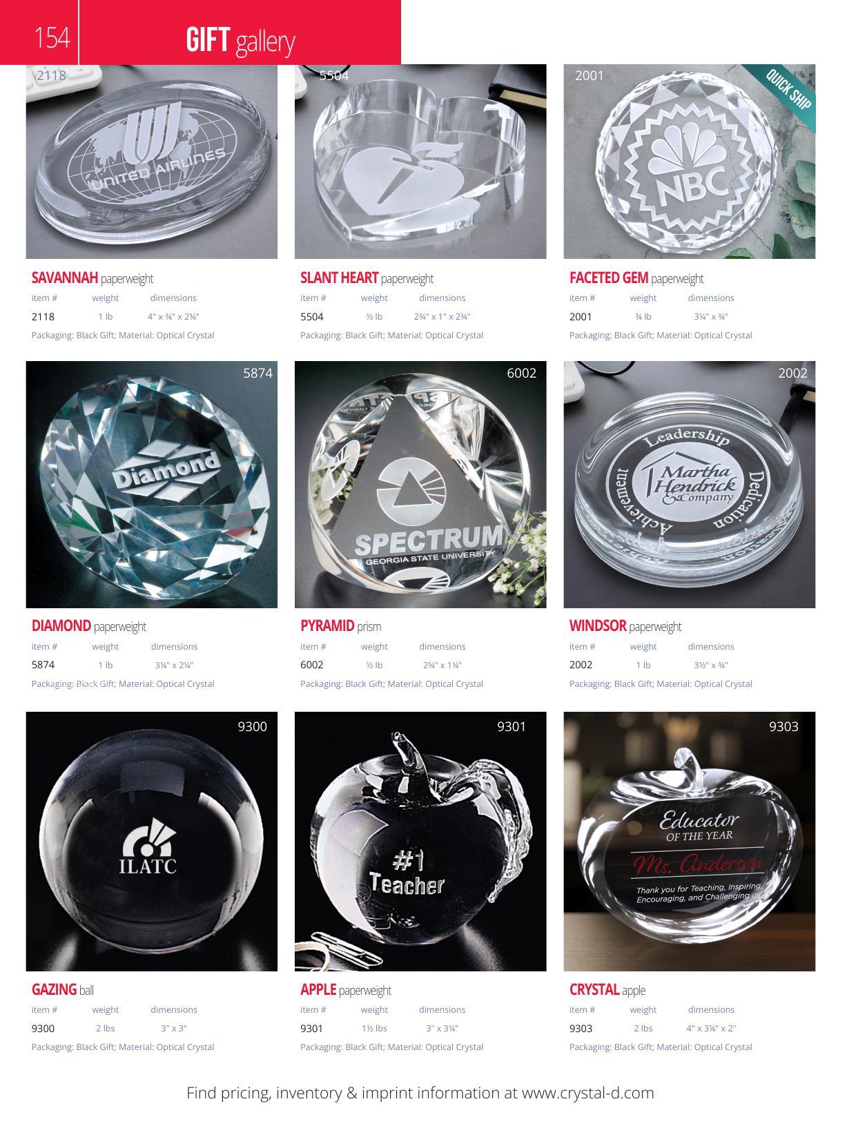 Crystal D's 2026 full-line catalog