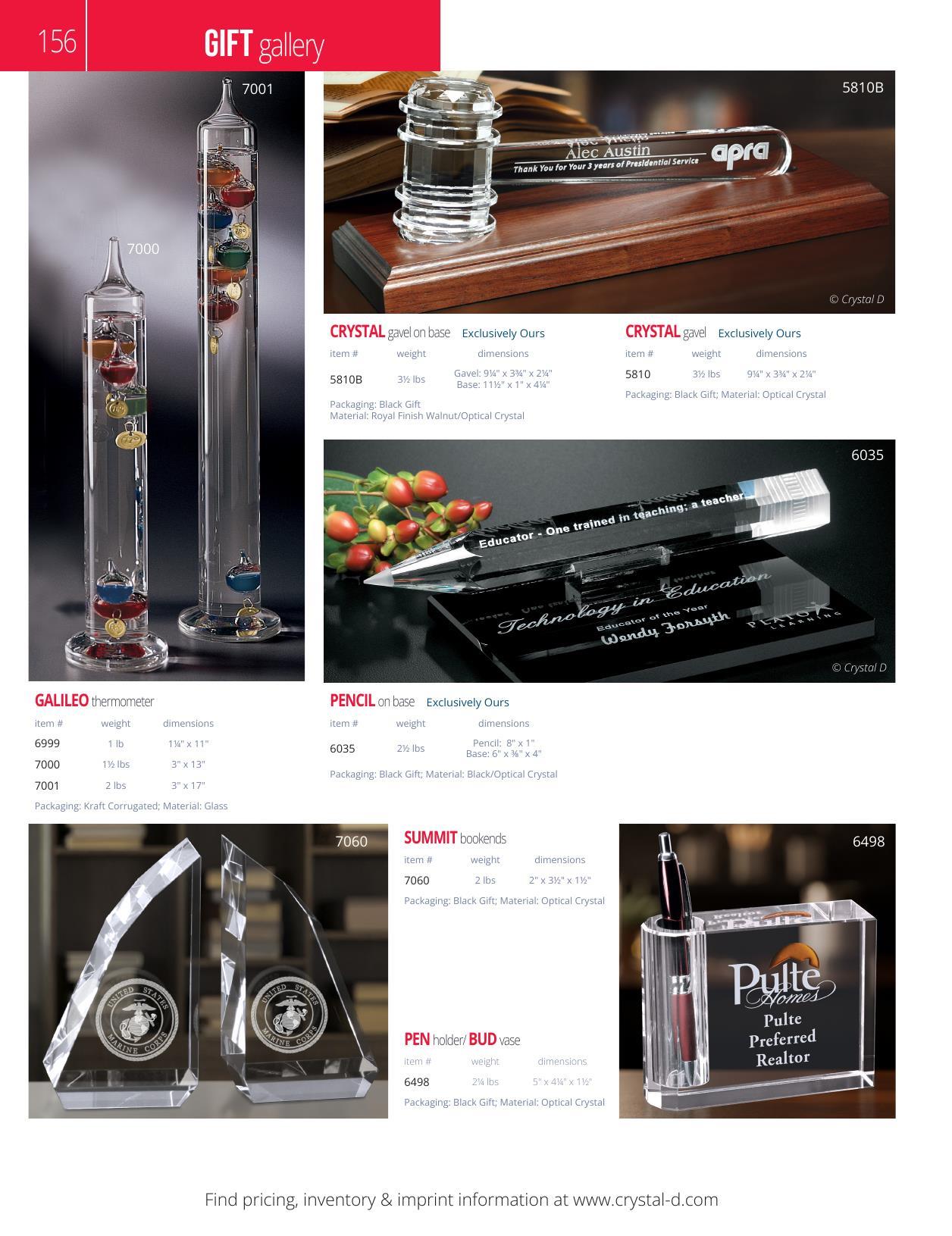 Crystal D's 2026 full-line catalog