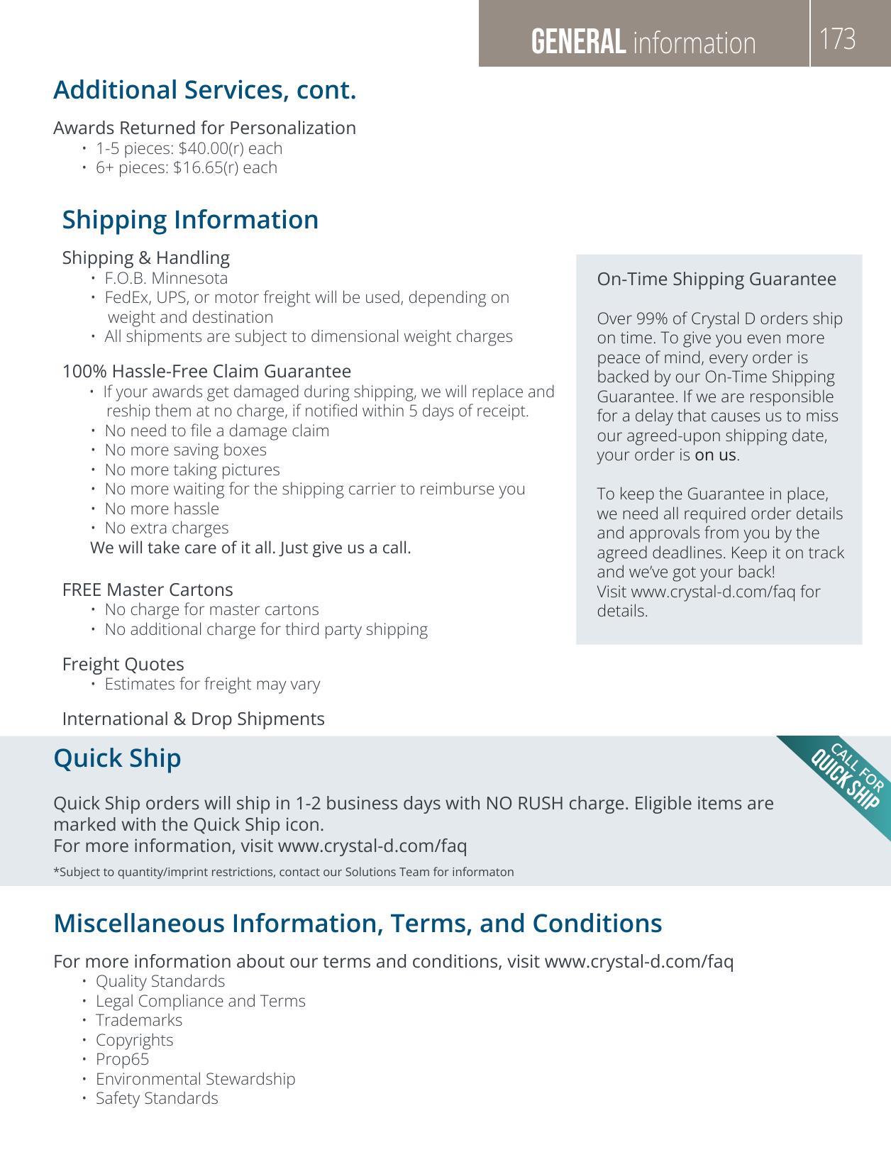 Crystal D's 2026 full-line catalog