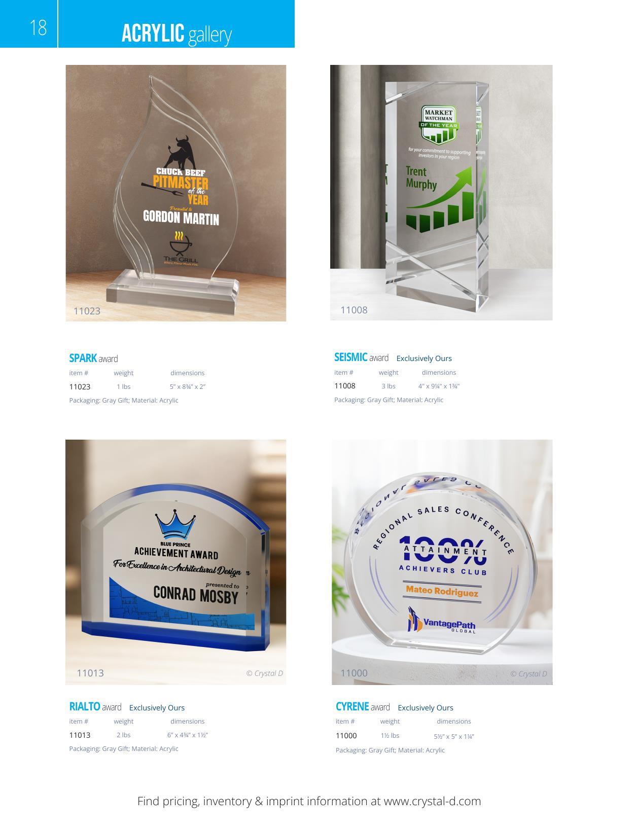 Crystal D's 2026 full-line catalog