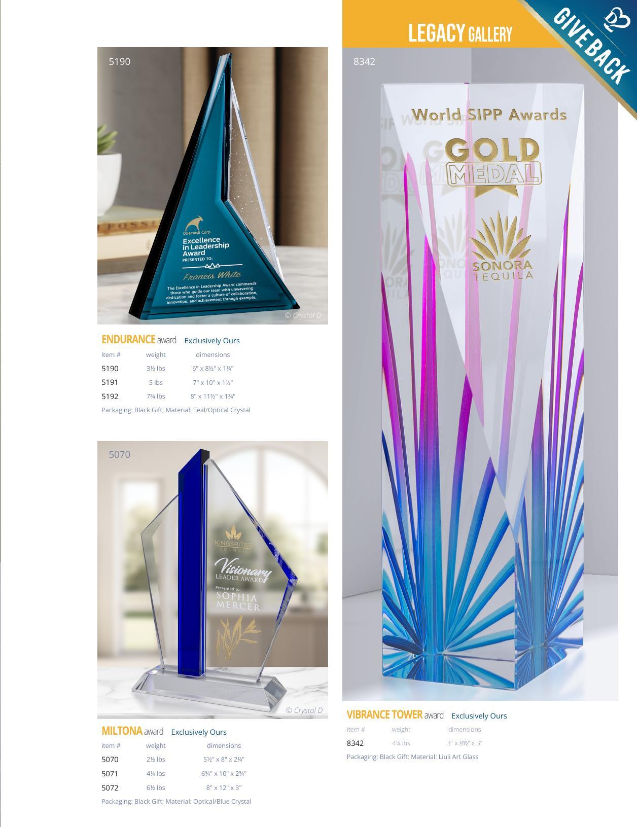 Crystal D's 2026 full-line catalog