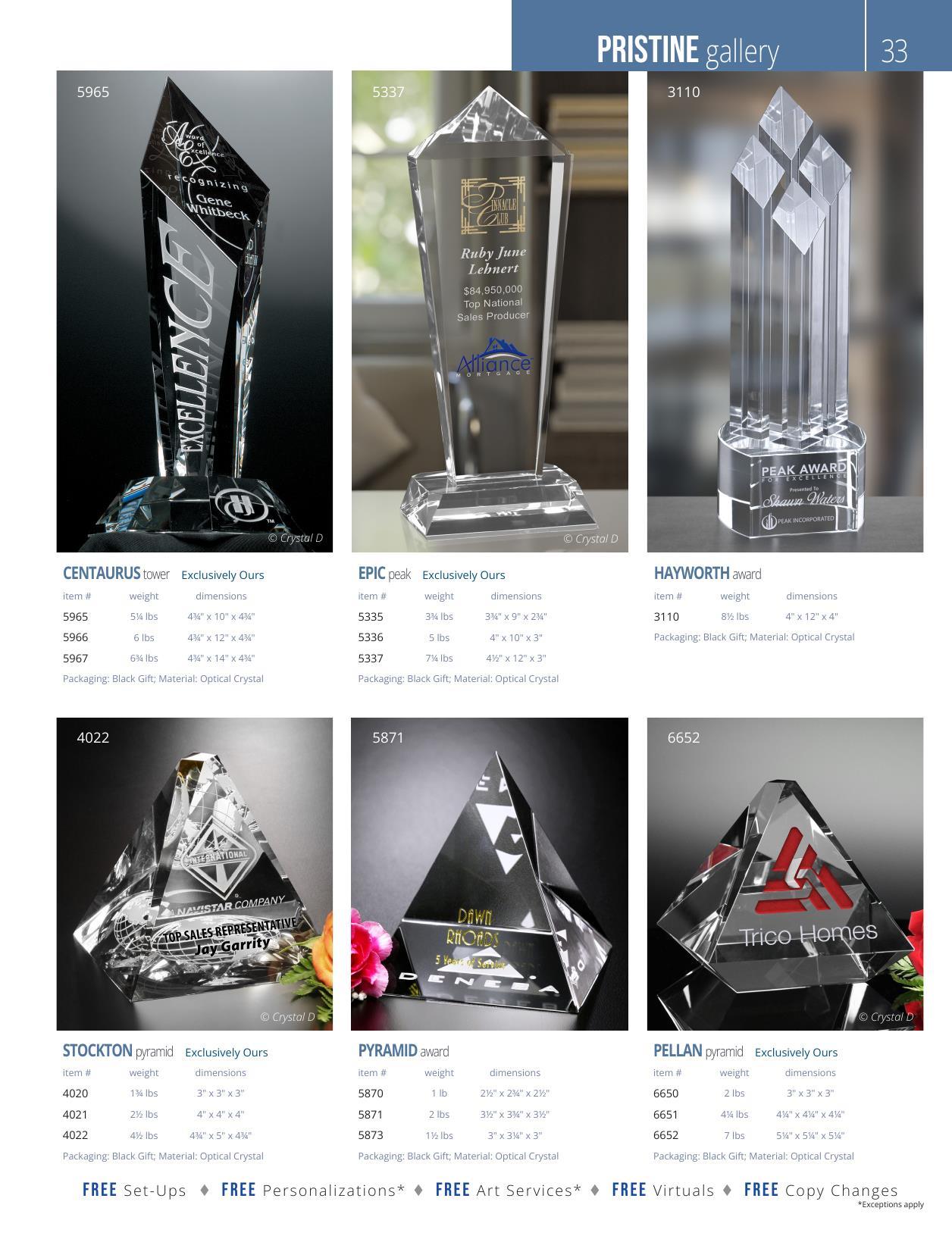Crystal D's 2026 full-line catalog