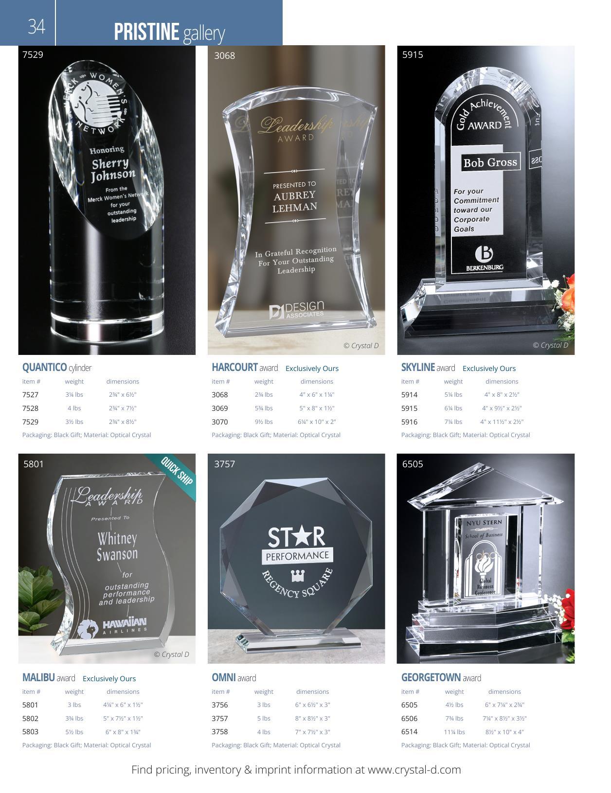 Crystal D's 2026 full-line catalog