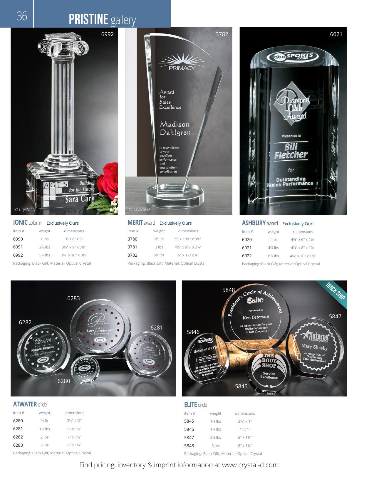 Crystal D's 2026 full-line catalog