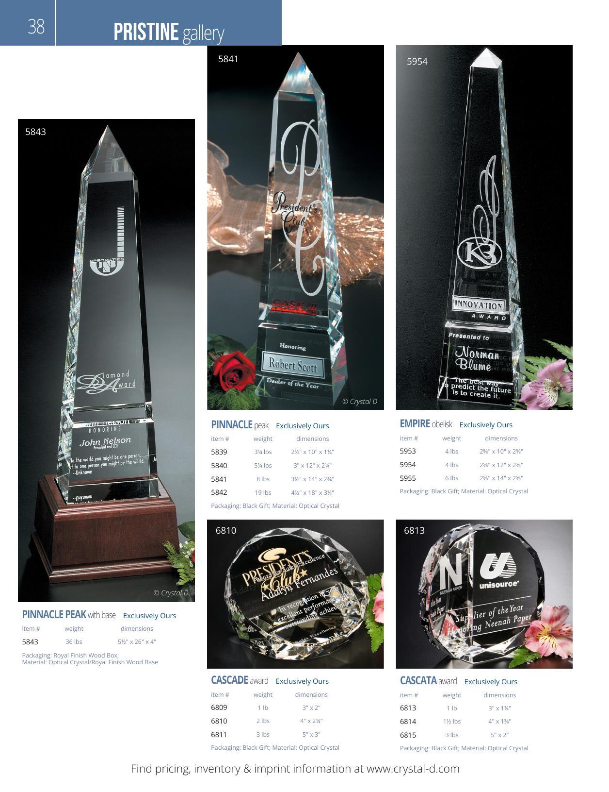 Crystal D's 2026 full-line catalog