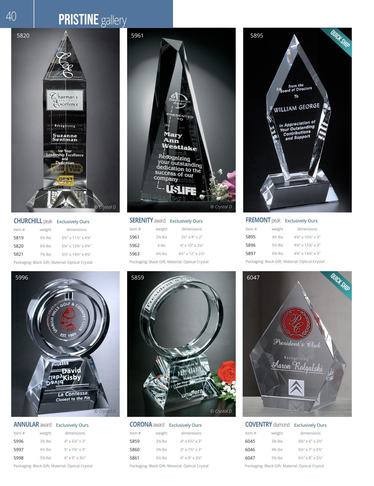 Crystal D's 2026 full-line catalog