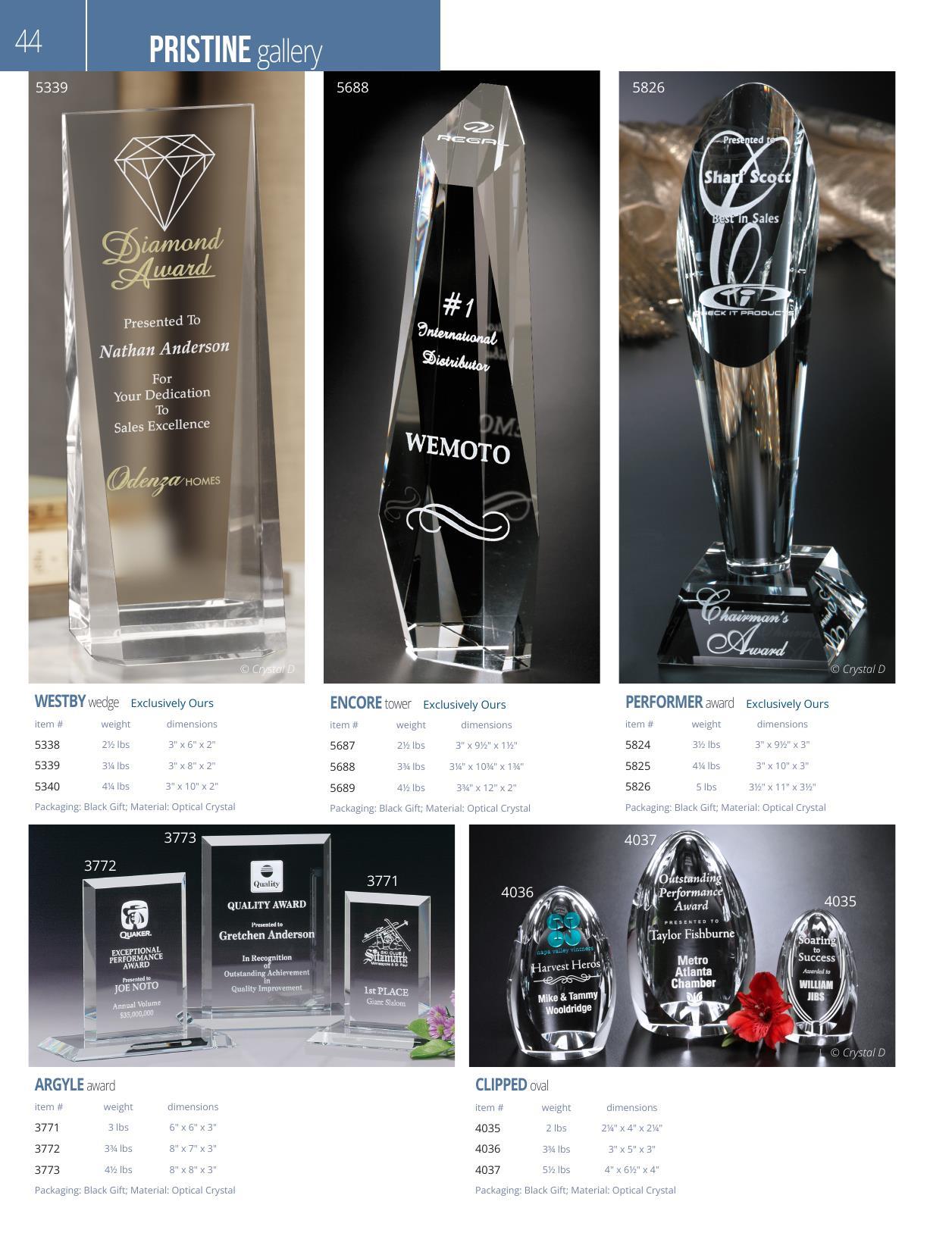 Crystal D's 2026 full-line catalog