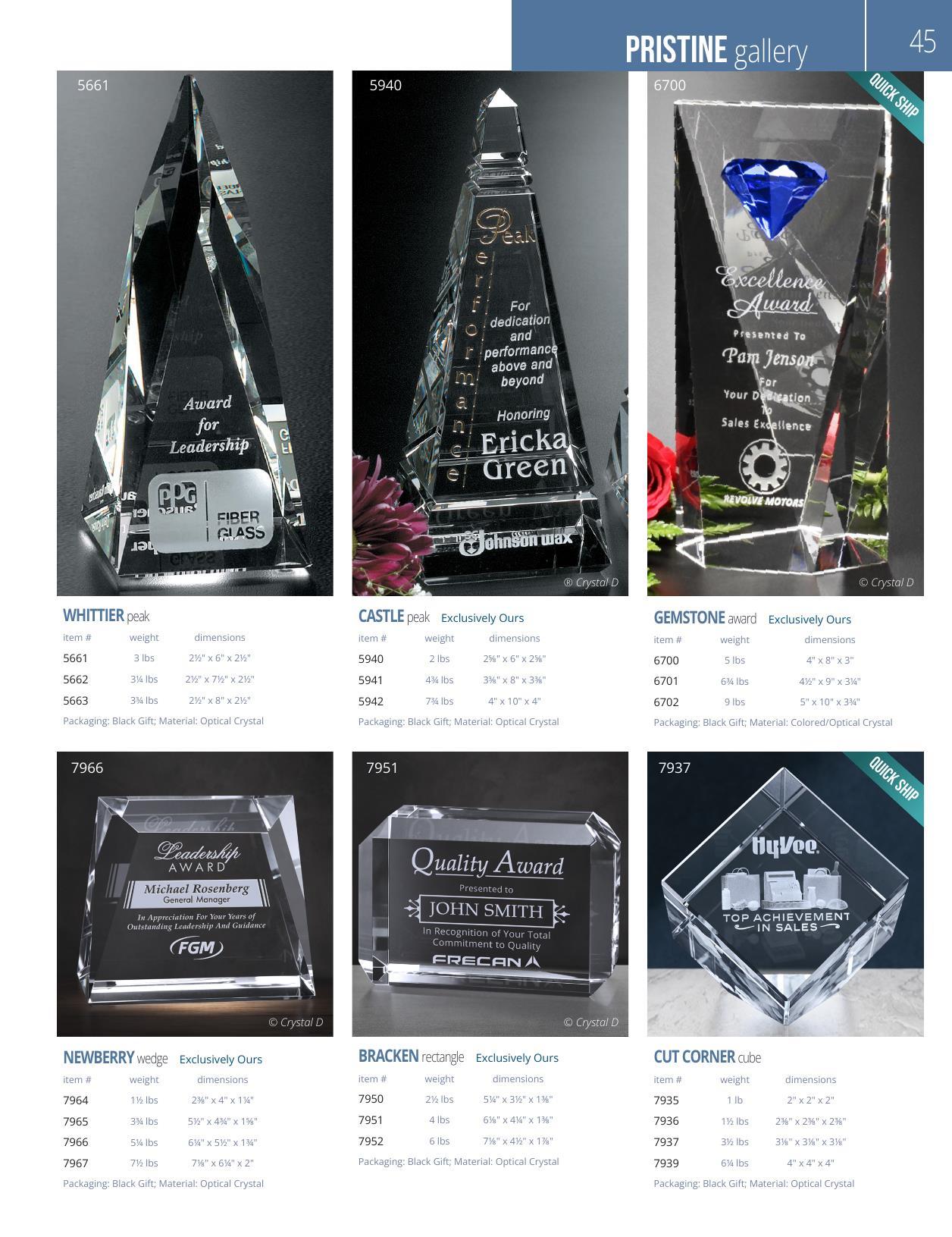 Crystal D's 2026 full-line catalog