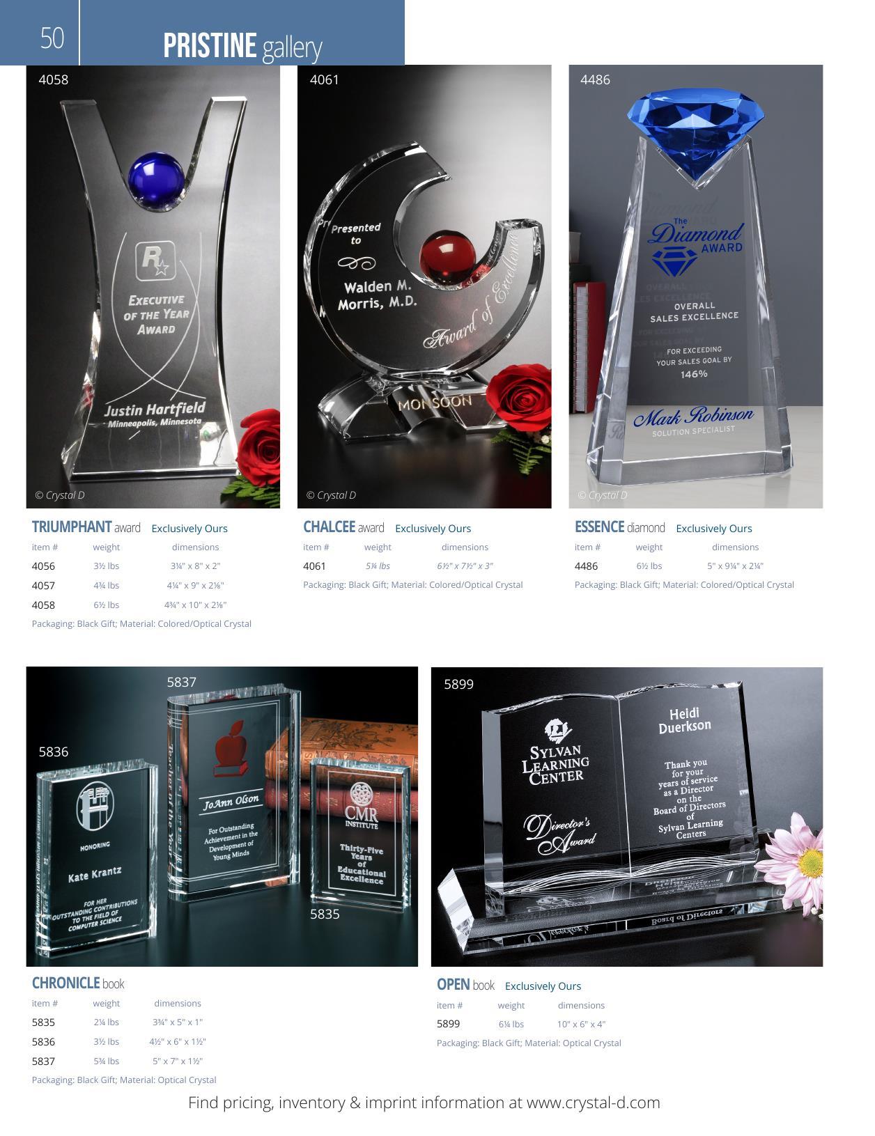 Crystal D's 2026 full-line catalog