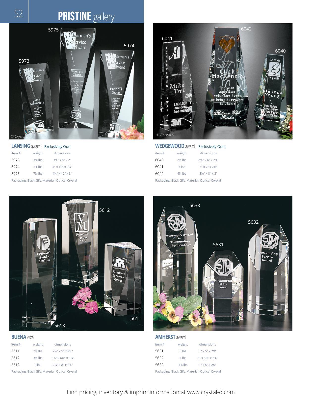 Crystal D's 2026 full-line catalog