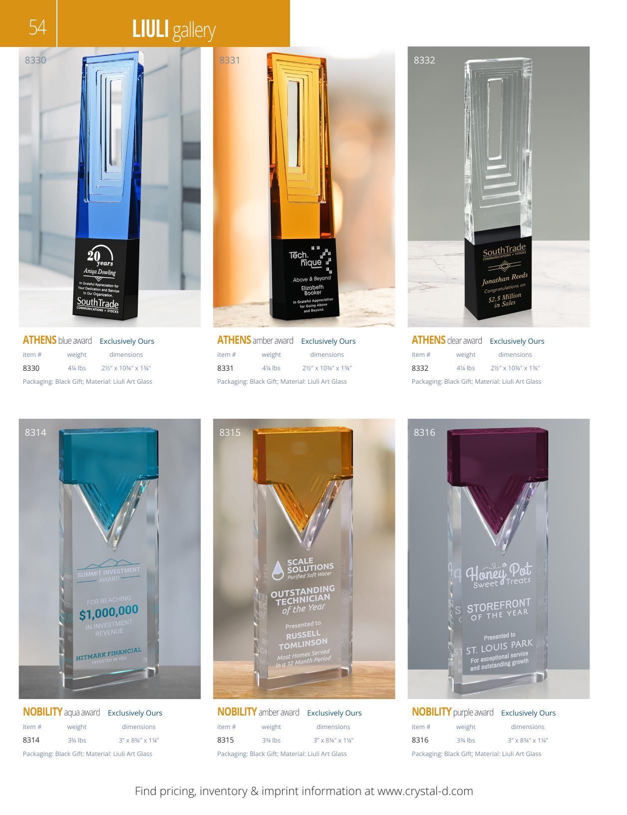 Crystal D's 2026 full-line catalog
