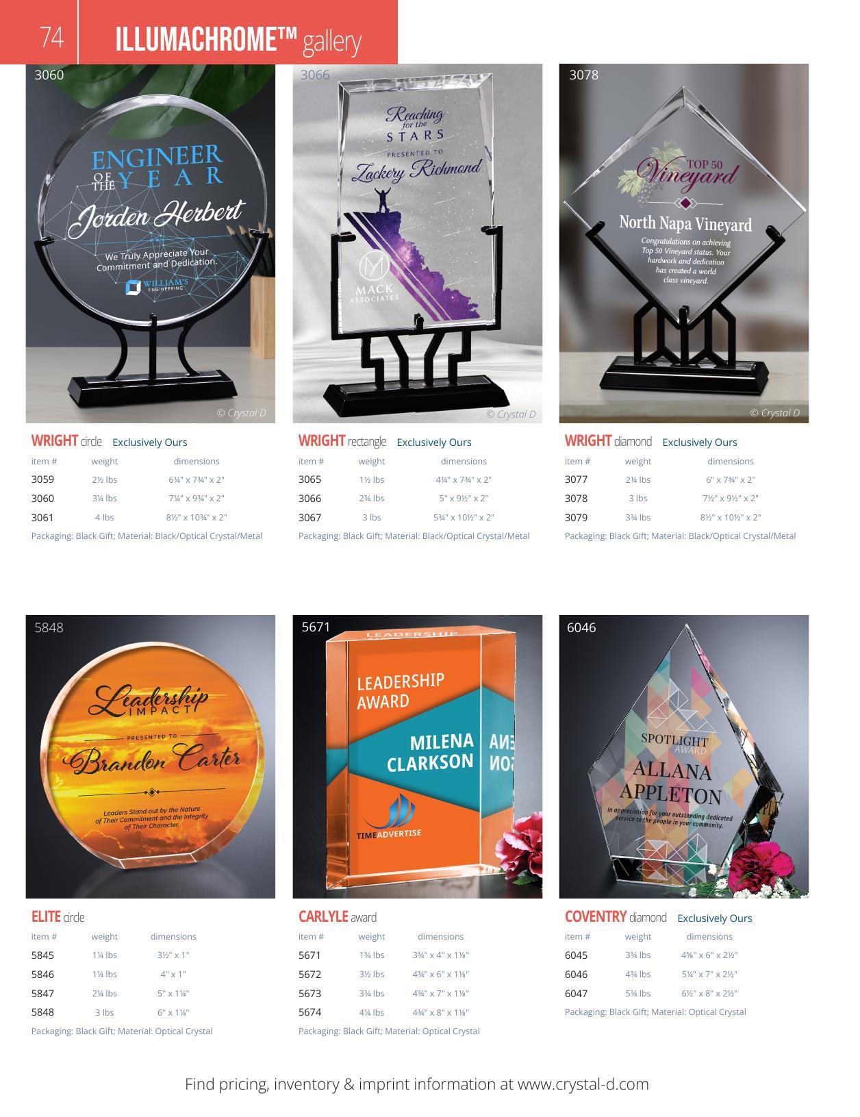 Crystal D's 2026 full-line catalog