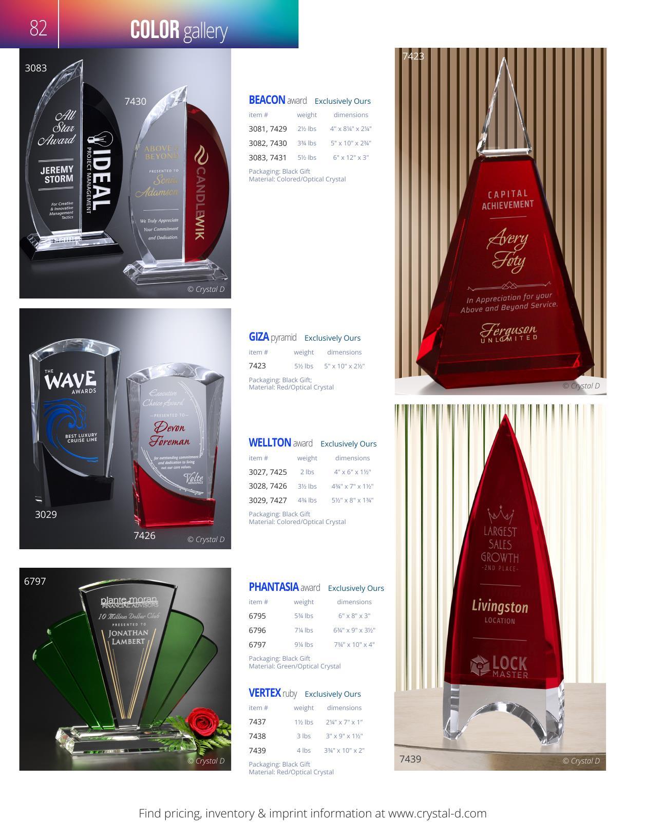 Crystal D's 2026 full-line catalog