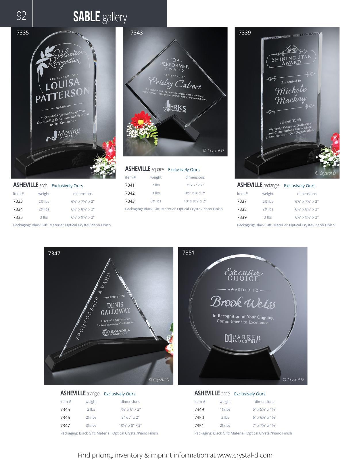 Crystal D's 2026 full-line catalog