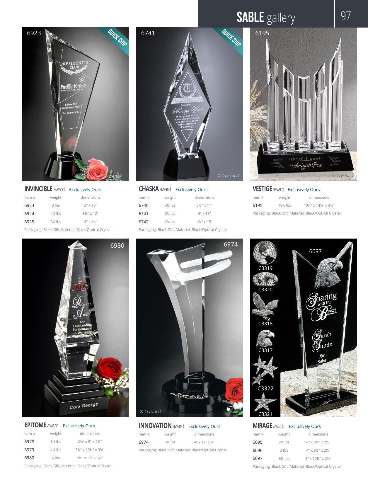 Crystal D's 2026 full-line catalog