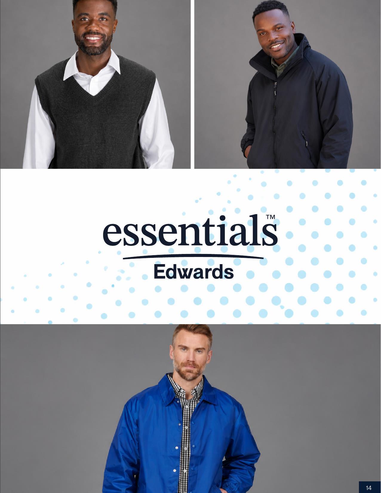 Introducing Essentials by Edwards, 80+ best sellers that make uniform programs simple.