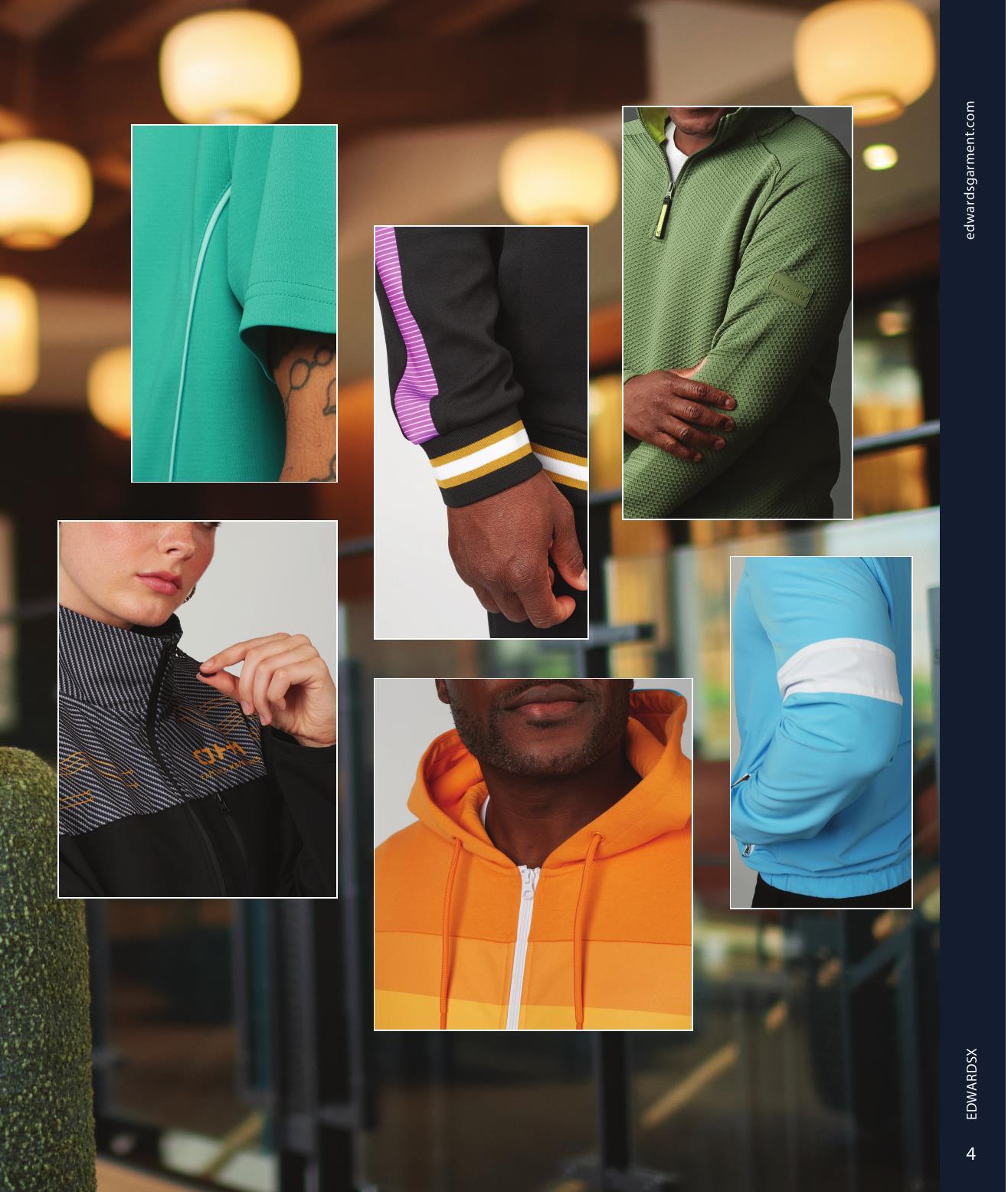 Built-from-the-fiber-up custom apparel.  Add one-of-a-kind signature pieces to everyday apparel.