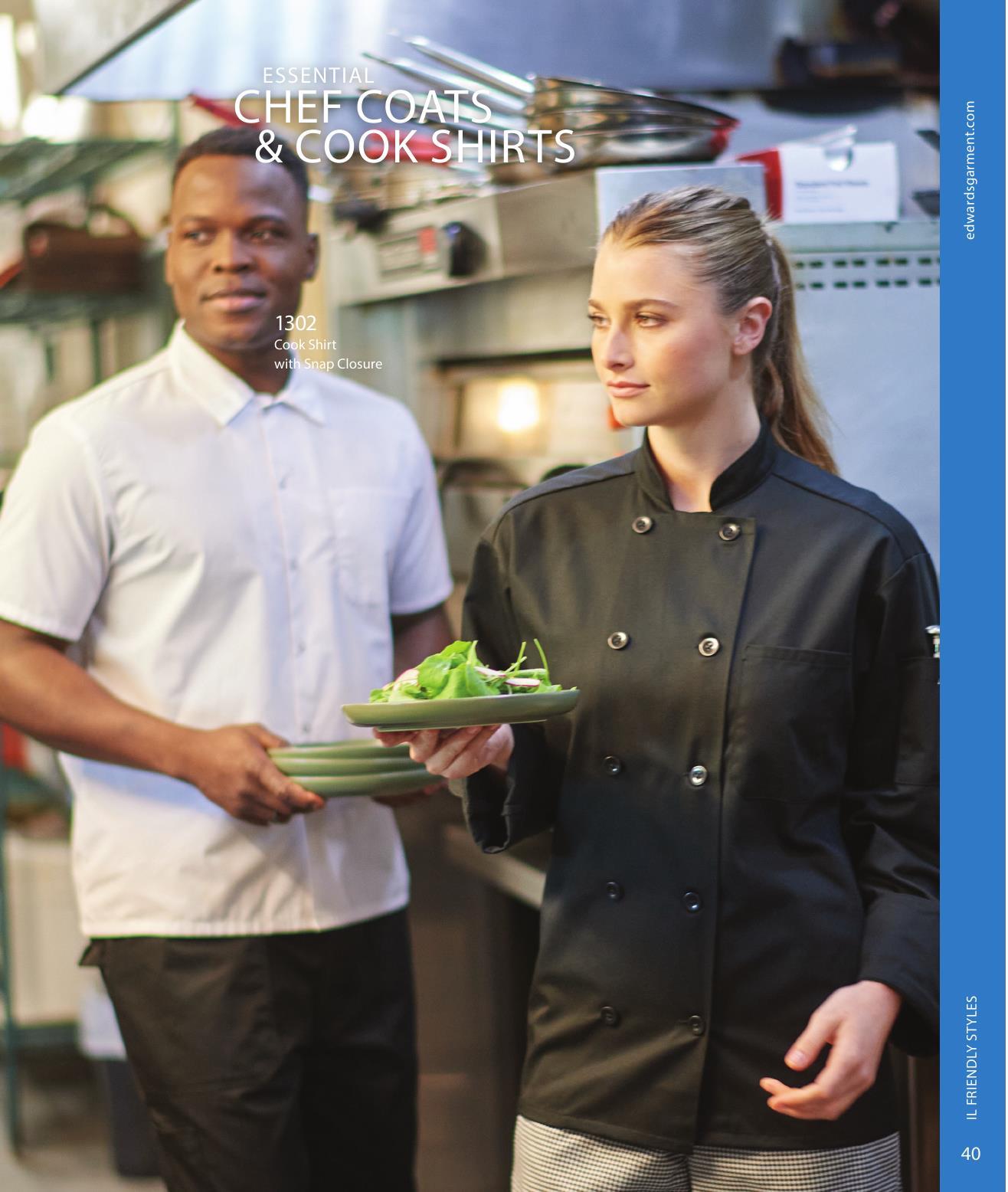 Durable styles engineered to stand up to demanding commercial wash-and-wear cycles.