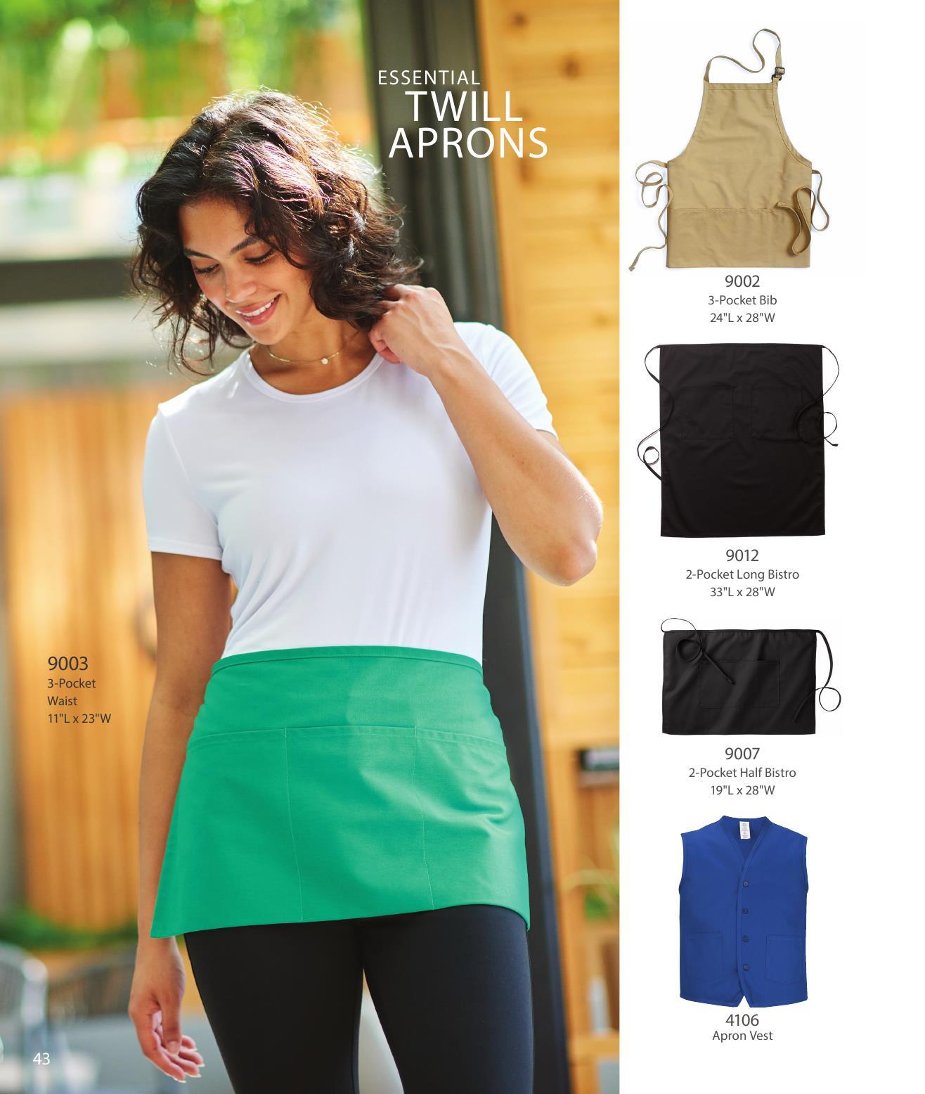 Durable styles engineered to stand up to demanding commercial wash-and-wear cycles.