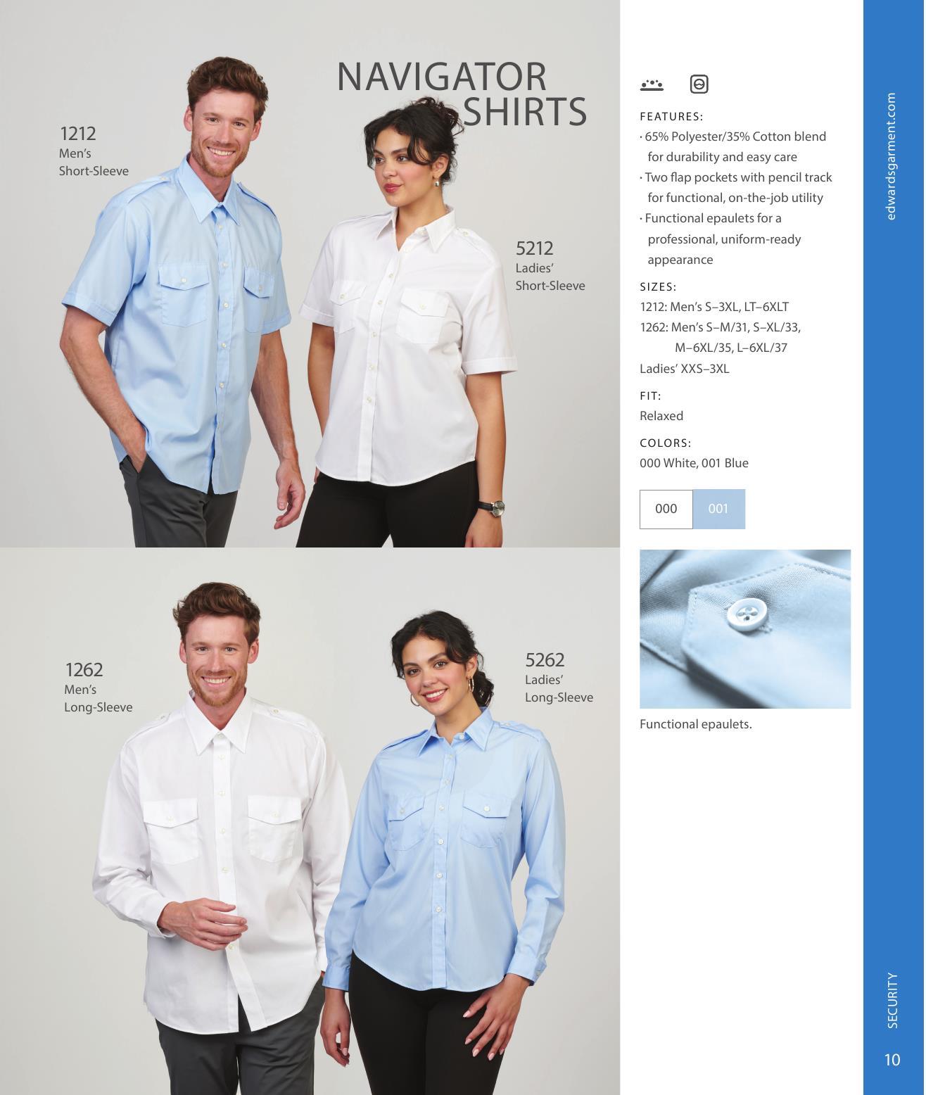 Command a professional presence with security apparel built to perform.