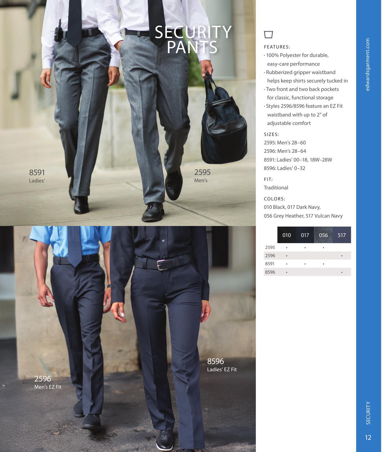 Command a professional presence with security apparel built to perform.