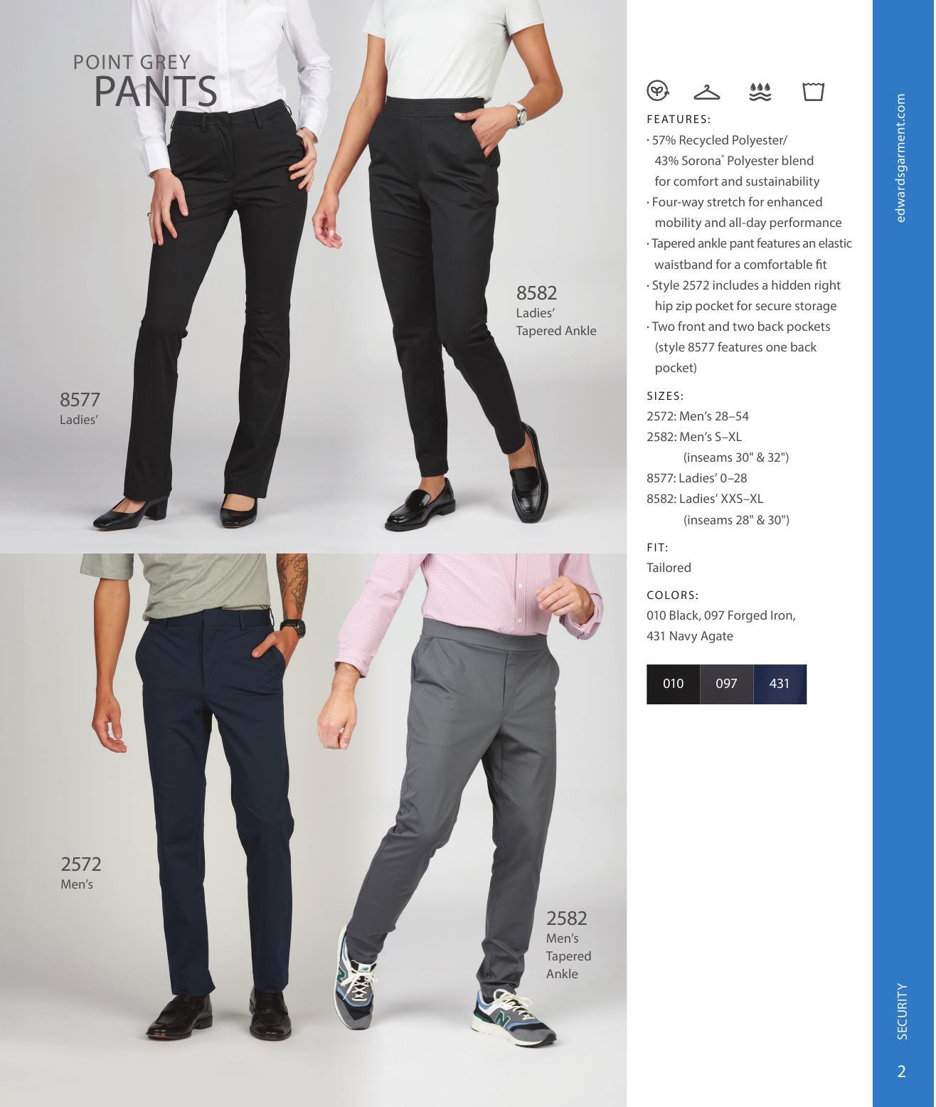 Command a professional presence with security apparel built to perform.