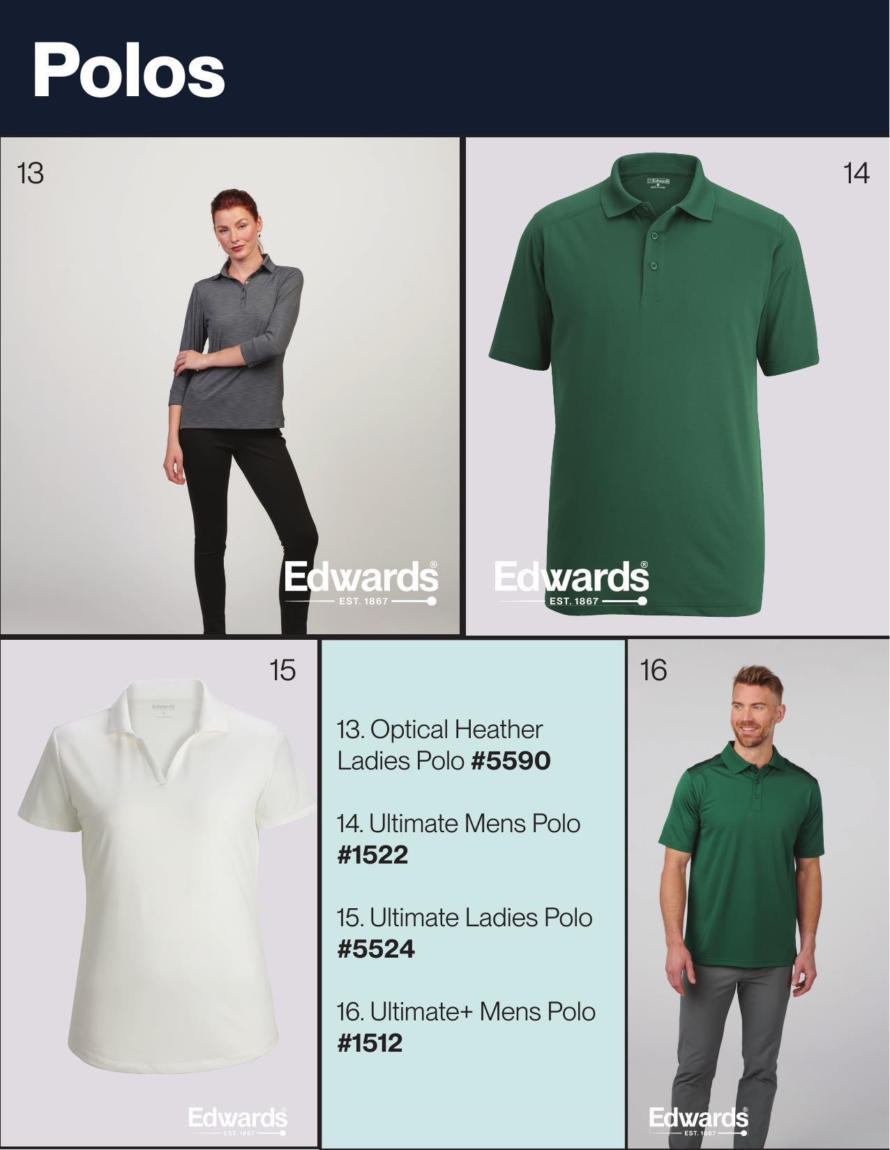 Inexpensive, yet quality apparel for gift giving.  Great styles to decorate!
