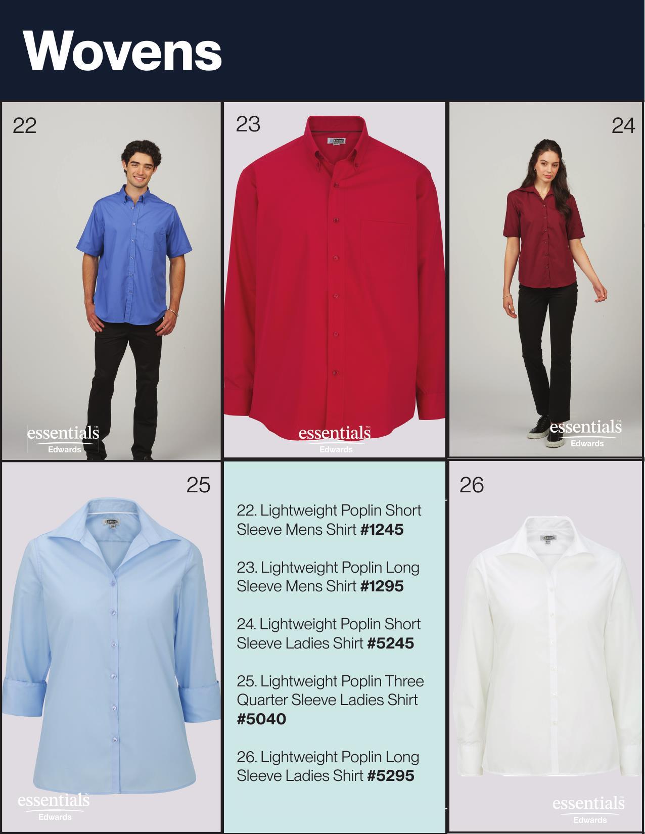Inexpensive, yet quality apparel for gift giving.  Great styles to decorate!