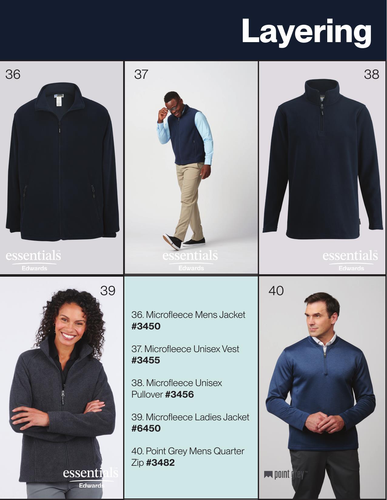 Inexpensive, yet quality apparel for gift giving.  Great styles to decorate!