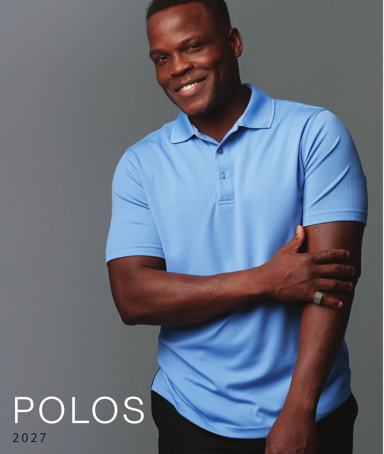 Our latest collection of polos &amp; knits.
