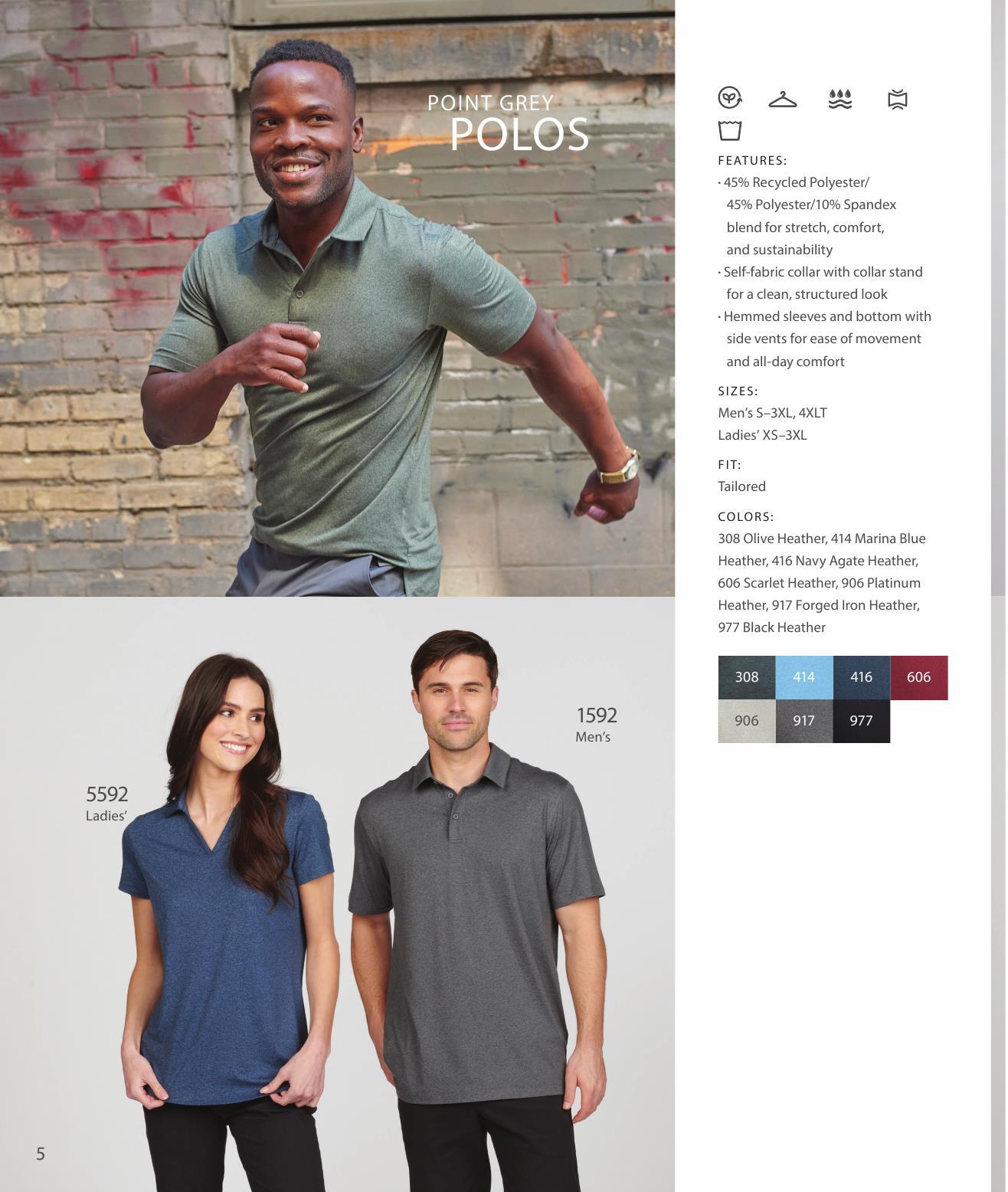 Our latest collection of polos &amp; knits.
