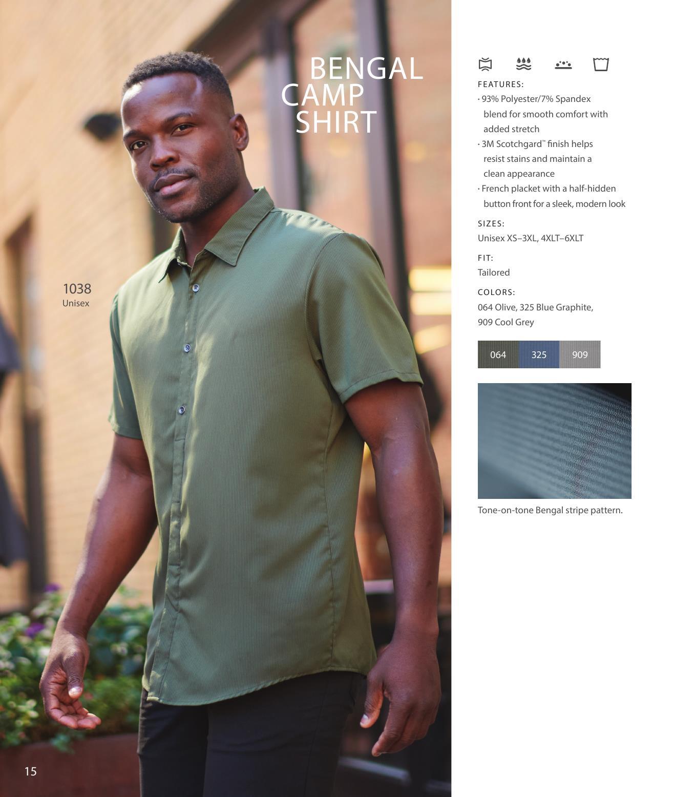 Our latest collection of dress and casual wovens.