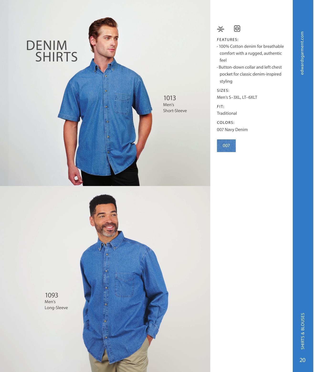 Our latest collection of dress and casual wovens.