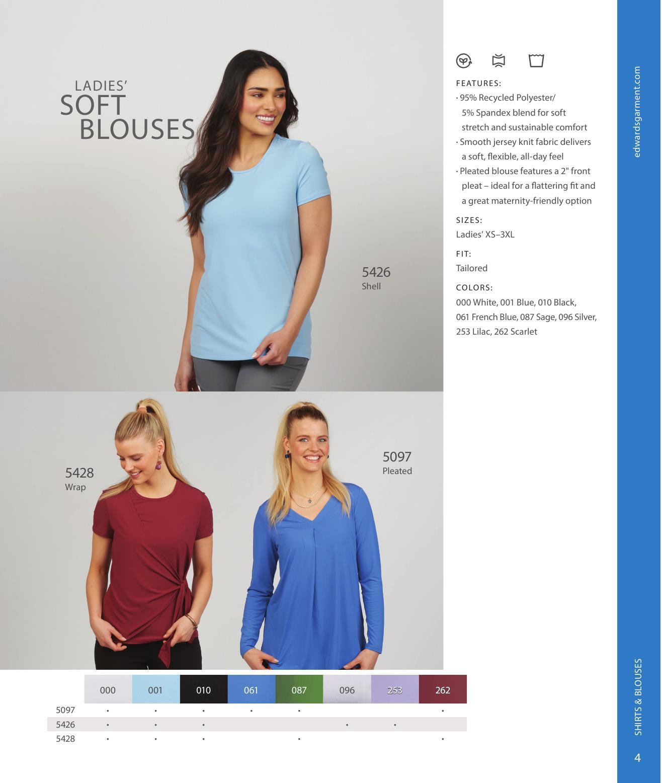 Our latest collection of dress and casual wovens.