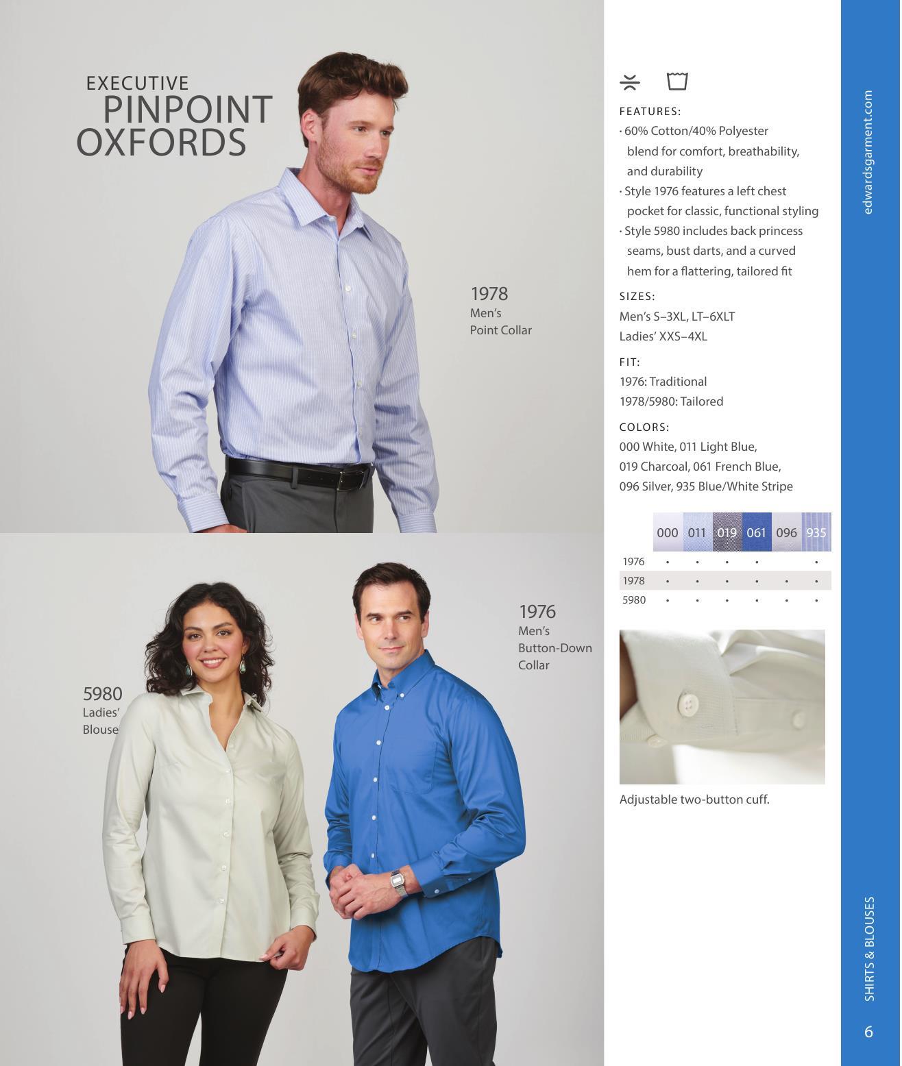 Our latest collection of dress and casual wovens.