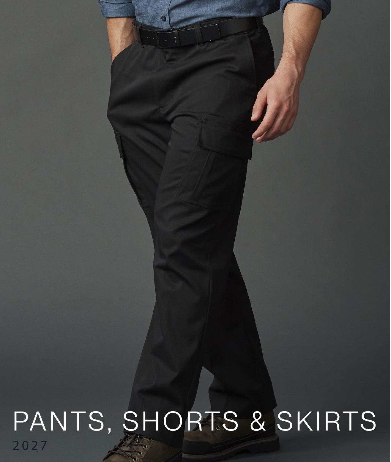 Don't skip the bottom half!  Our latest collection of pants, shorts and skirts.