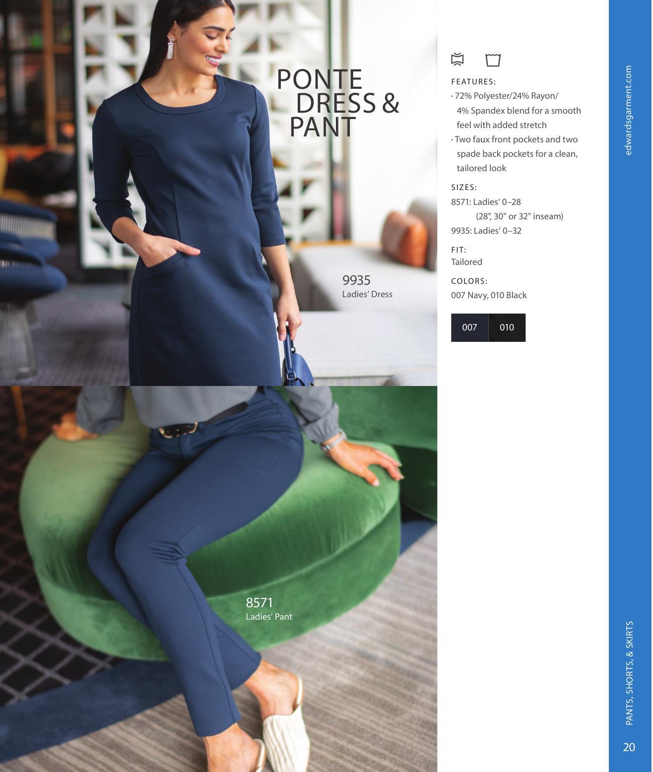 Don't skip the bottom half!  Our latest collection of pants, shorts and skirts.