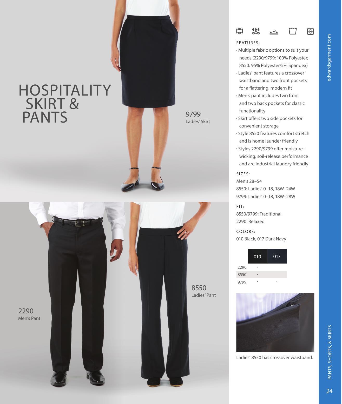 Don't skip the bottom half!  Our latest collection of pants, shorts and skirts.