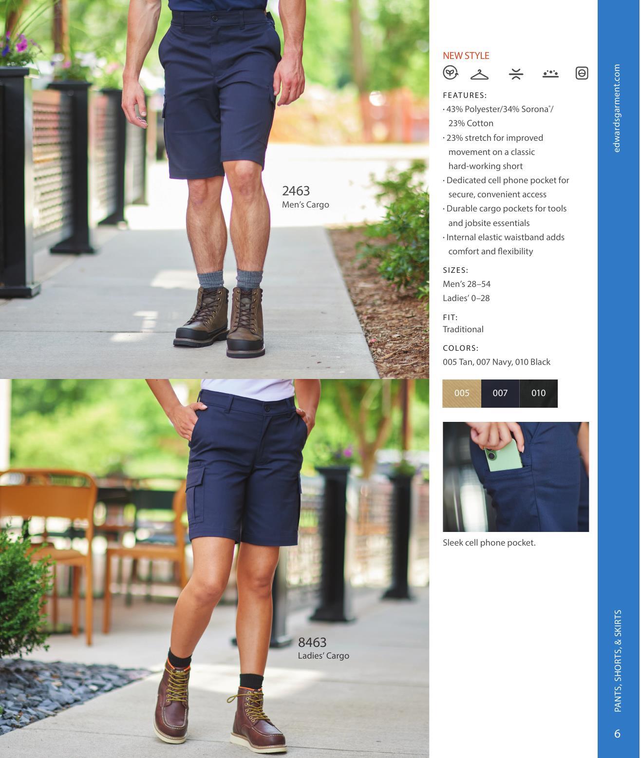Don't skip the bottom half!  Our latest collection of pants, shorts and skirts.
