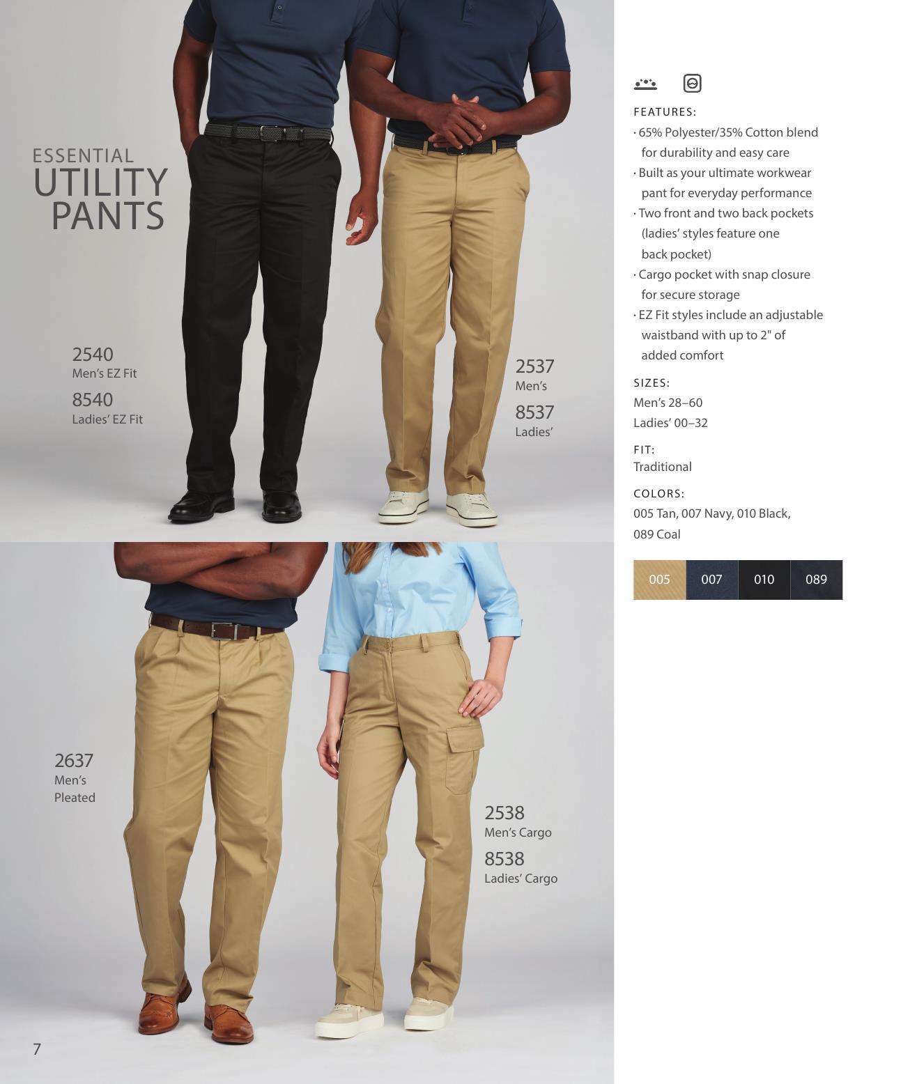 Don't skip the bottom half!  Our latest collection of pants, shorts and skirts.