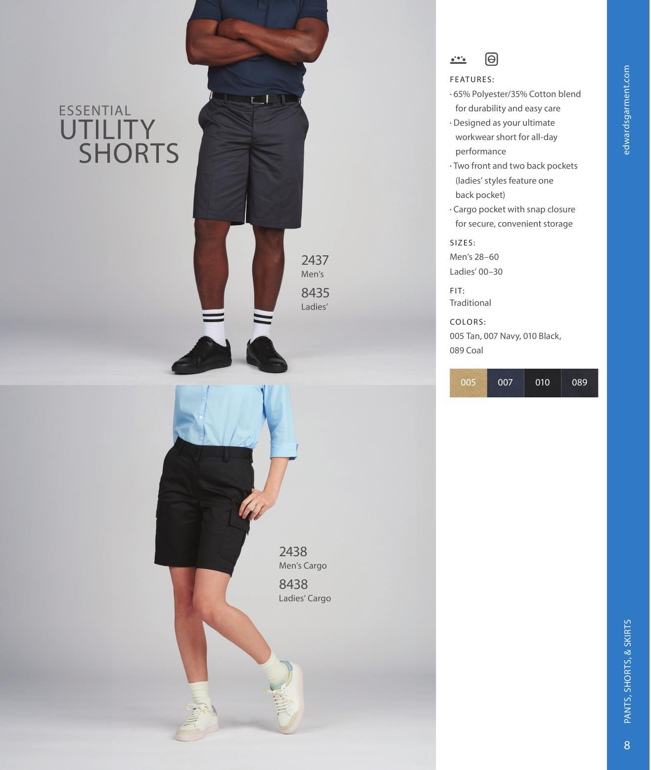 Don't skip the bottom half!  Our latest collection of pants, shorts and skirts.