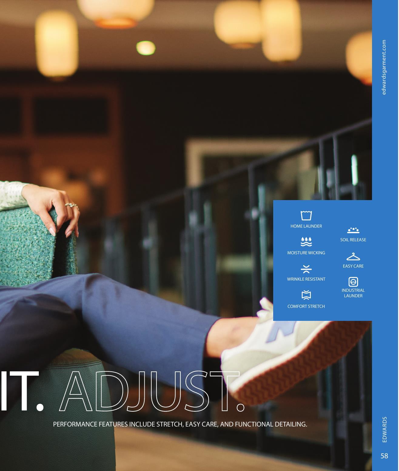 The Edwards line of apparel for front-of-house to back-of-house teams