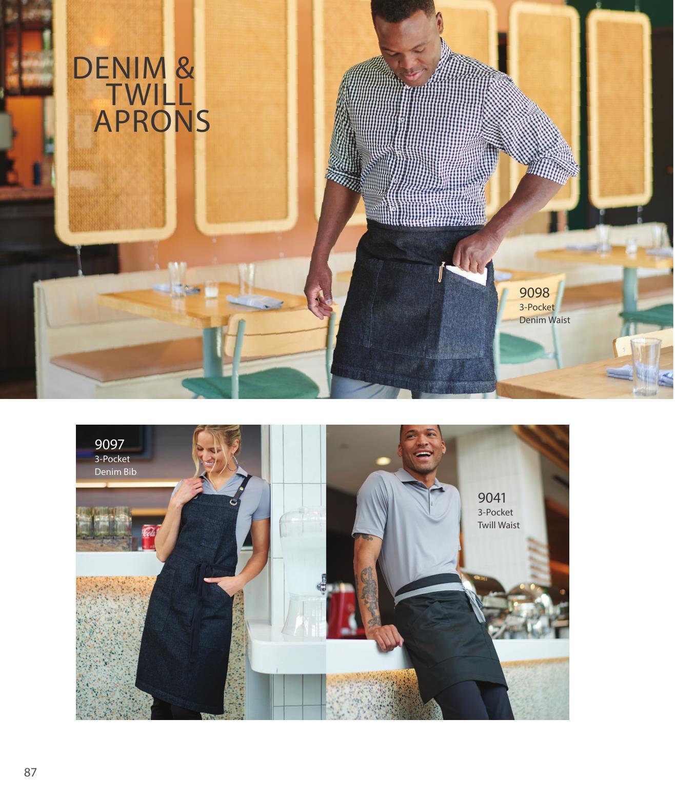The Edwards line of apparel for front-of-house to back-of-house teams