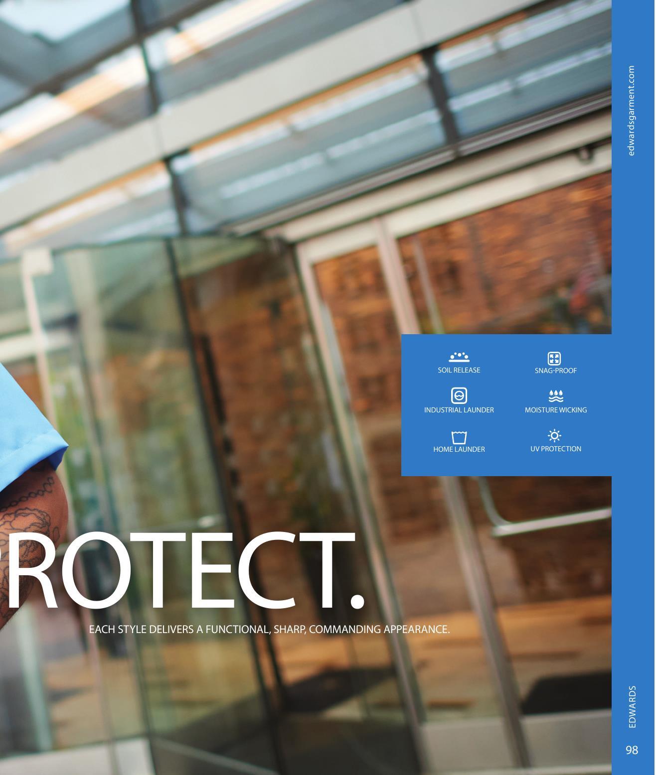 The Edwards line of apparel for front-of-house to back-of-house teams