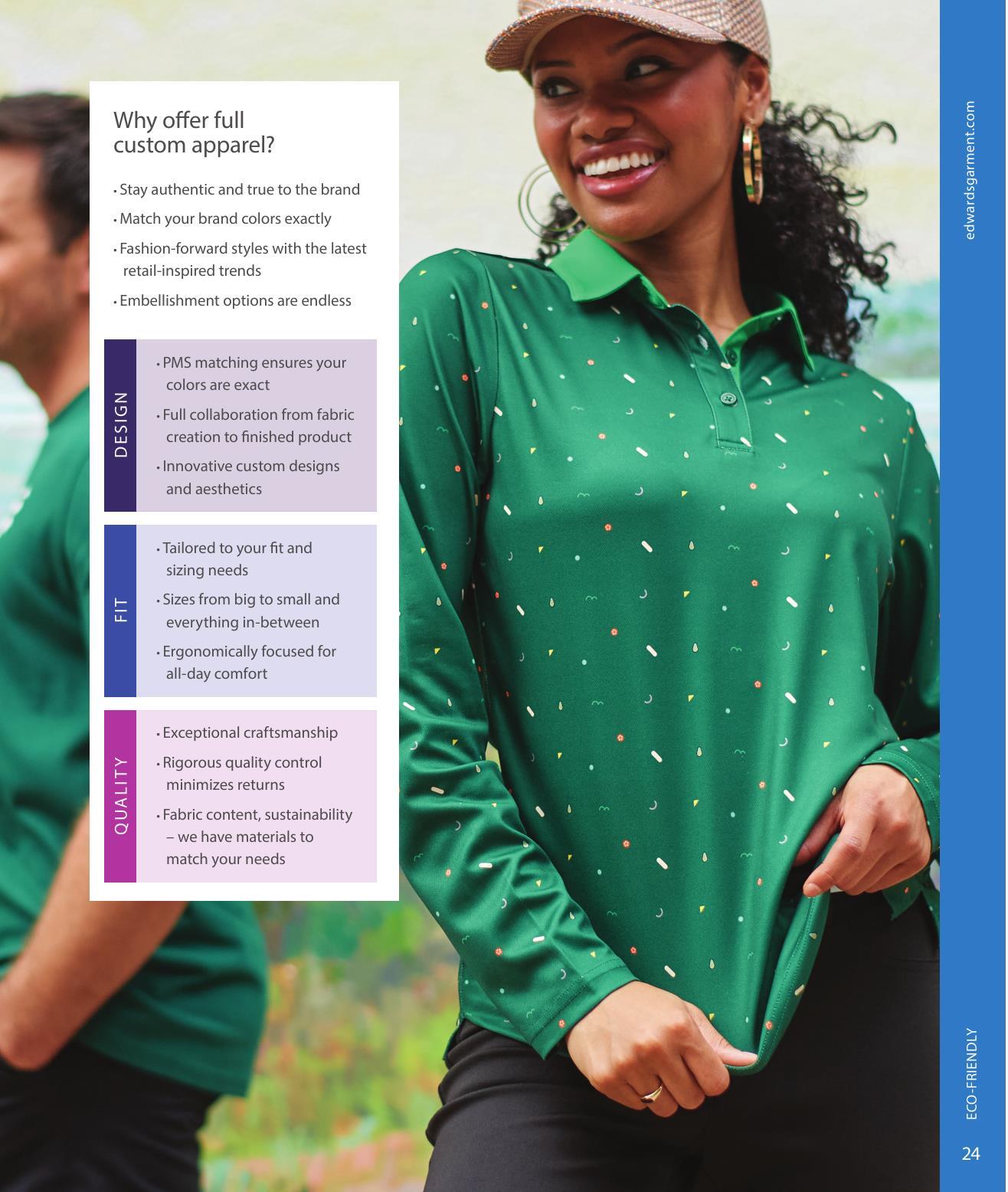 Our 2027 collection of eco-friendly apparel that is good for the environment