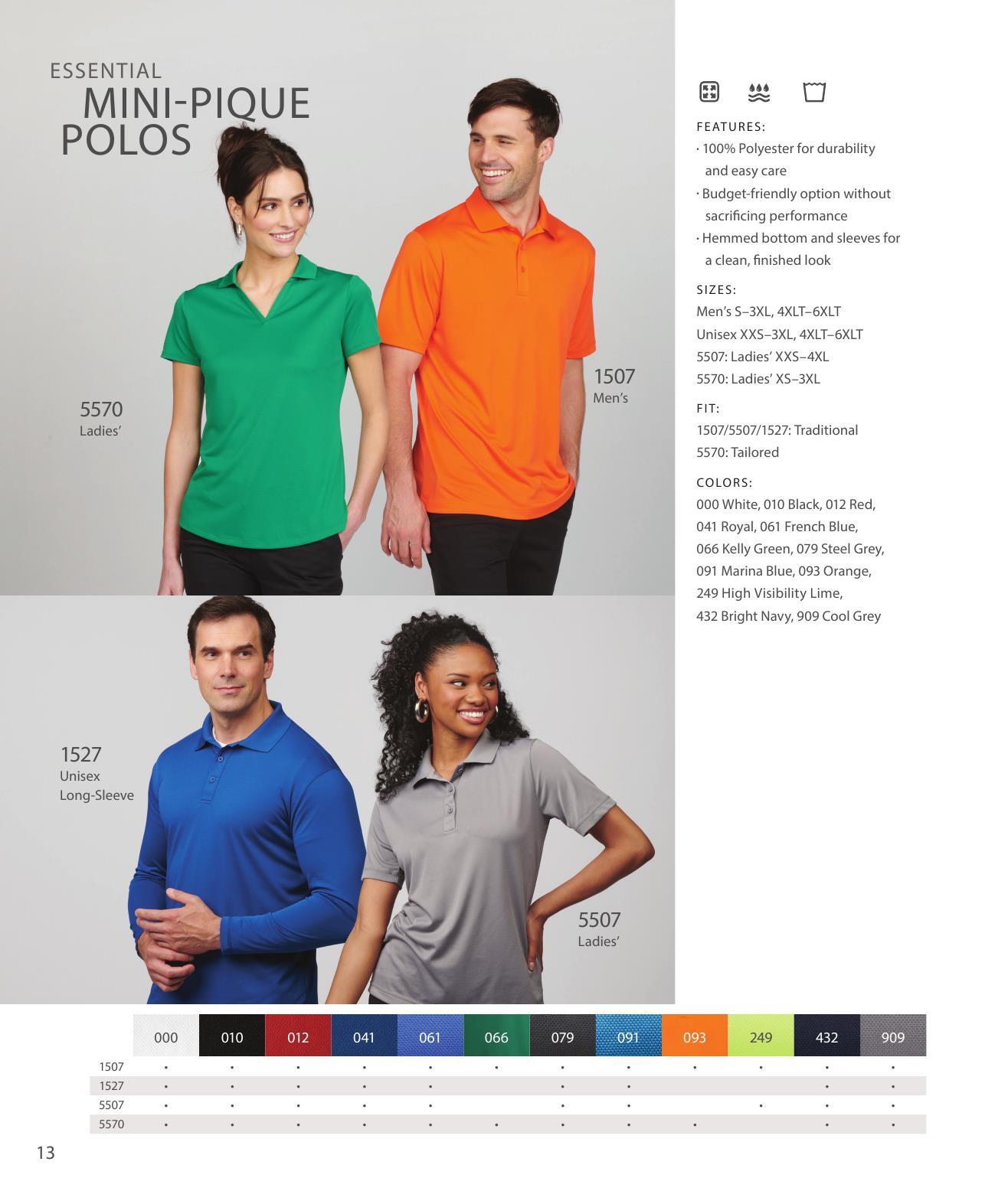 Promo apparel that is great to decorate and include in event and spot buy business
